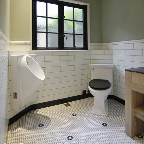 Нордическая икеа Черно -белая серая серая шестиугольная кирпичная керамическая керамическая плитка в форме цвету