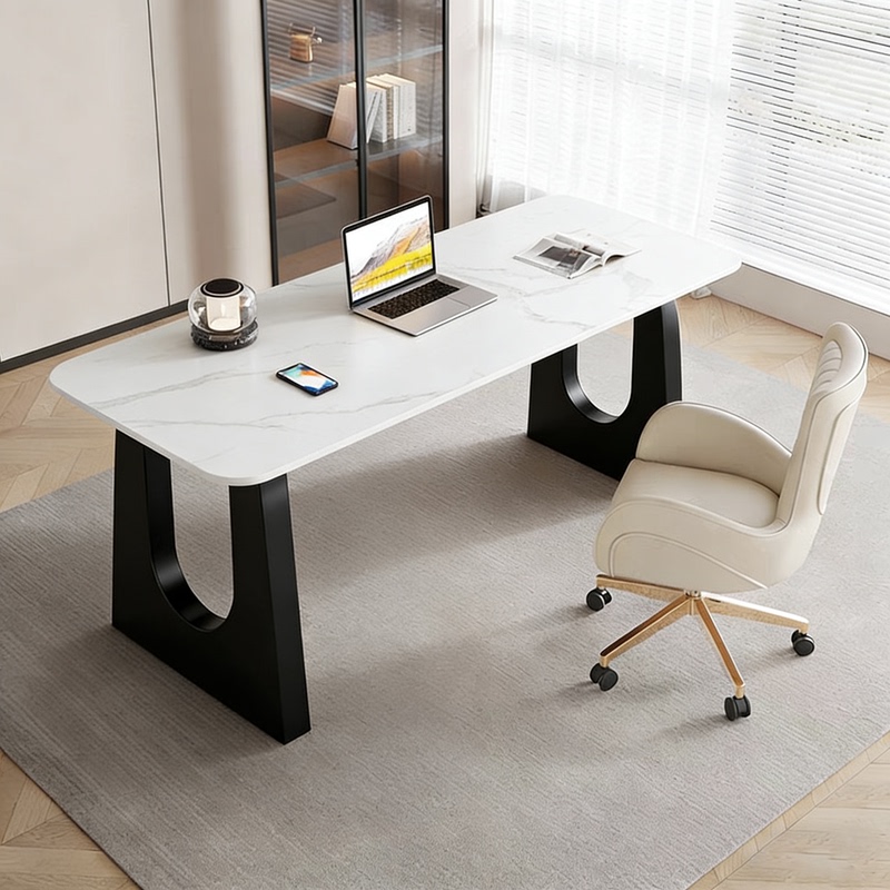 Slate Desk, Simple and Modern Computer Desk, Small Apartment Bedroom Study Table, Home Adult Writing Desk, Office Desk