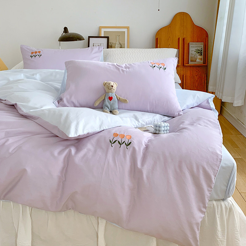 ins wind full cotton quilts single piece 220x240 pure cotton quilt cover single piece 200x230cm single quilt cover 150x200