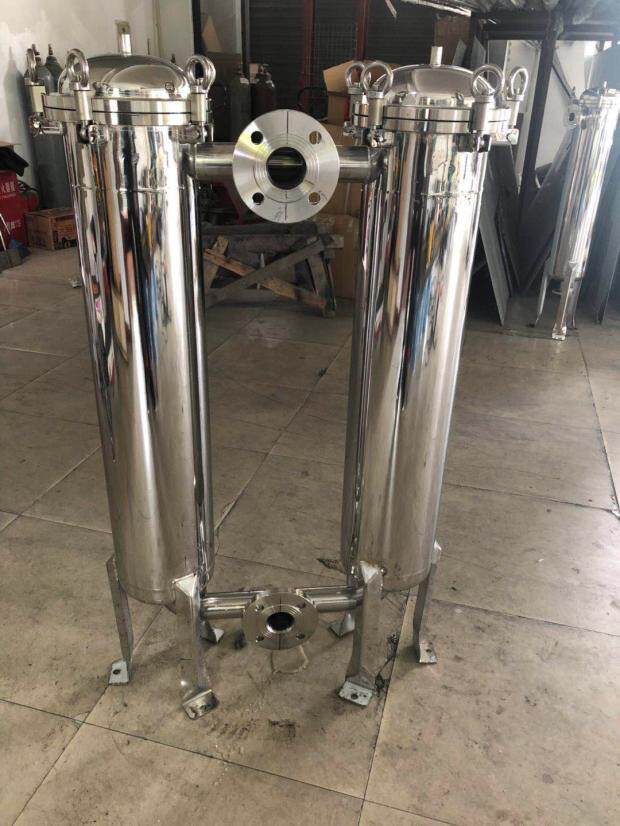 Оборудование для фильтрации 工厂直销袋式双联过滤器 卫生级食品级不锈钢 可切换大流量过滤机