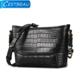 cestbeau Сумка через плечо, сумка на одно плечо, цепь, из натуральной кожи