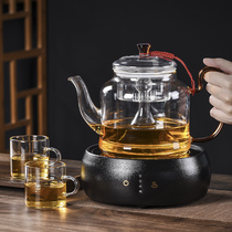 Glass steam teapot electric pottery stove cooking tea stove cooking tea stove special domestic steam fully automatic power tea with large capacity