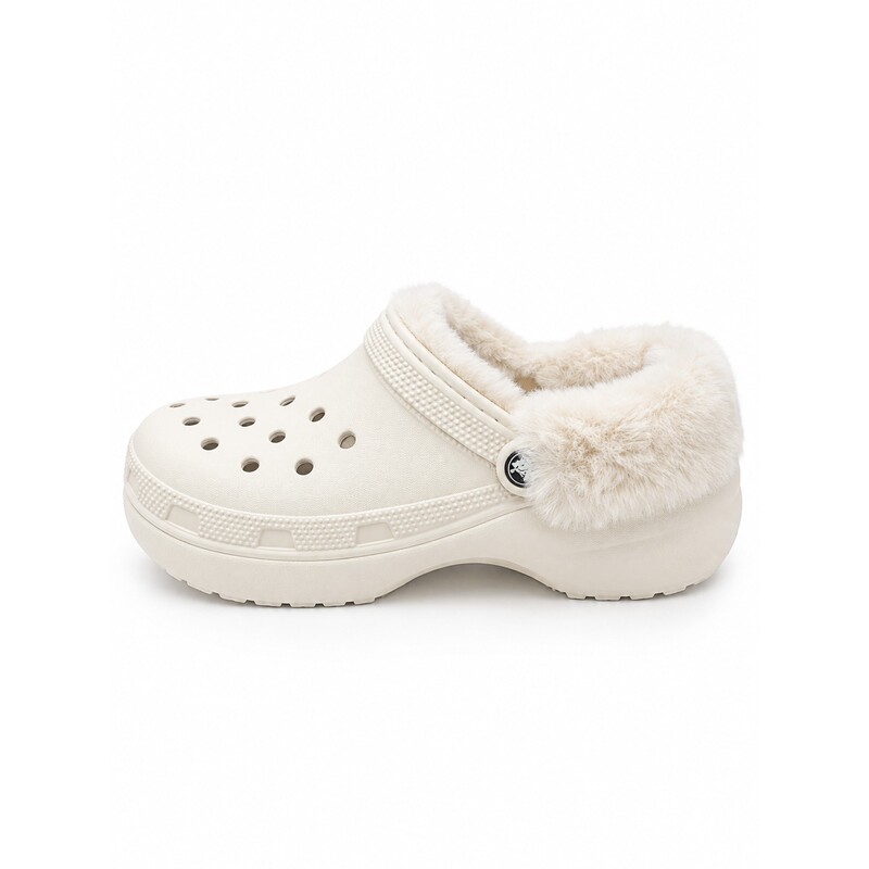 Crocs Classic Cloud Warm Fleece Clogs Women's Thick-Soled Furry Shoes | 212854