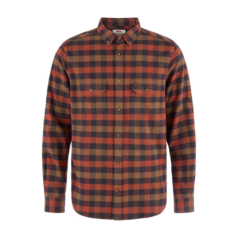 Arctic Fox 26 New Autumn and Winter Men's Retro Plaid Casual Long-Sleeved Shirt Loose Brushed Shirt 12600355