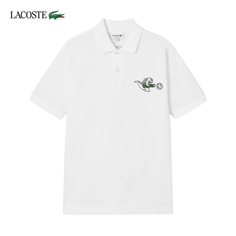 Lacoste French Crocodile Men's Clothing 26 New Autumn Godzilla Limited Edition Short-Sleeved Polo Shirt | Af155 Lacoste French Crocodile Men's Clothing 26 New Autumn Godzilla Limited Edition Short-Sleeved Polo Shirt | Af155