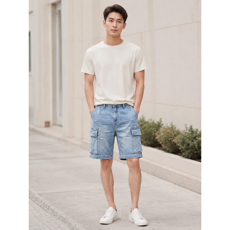 Levi's) Levi's Summer Men's Workwear Denim Shorts 001kg-0085