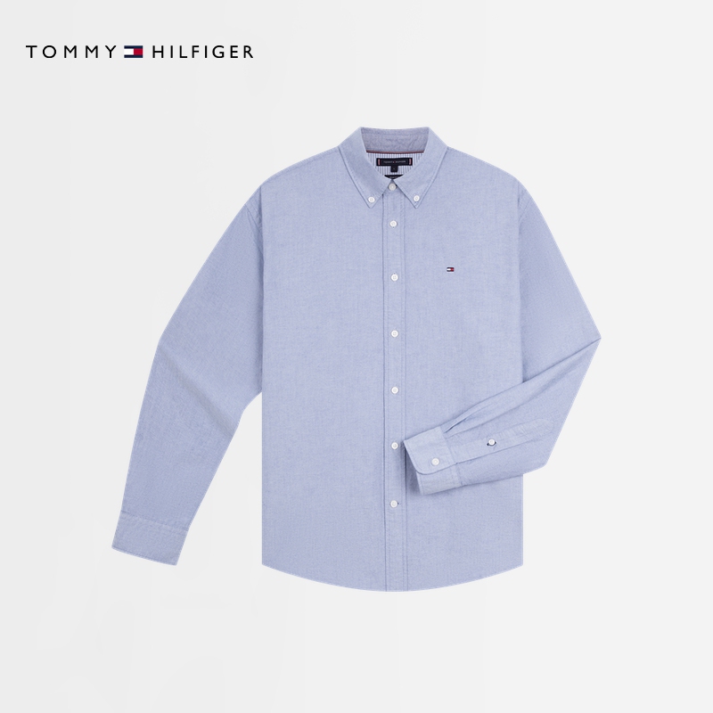 Tommy Men's Casual Long-Sleeved Shirt 41250