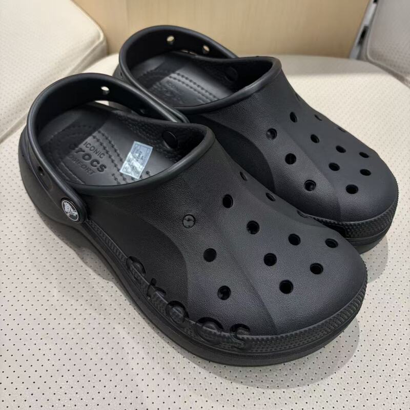 Crocs Baya Cloud Clogs Women's Shoes Beach Shoes Outdoor Thick-Soled Shoes Crocs Baya Cloud Clogs Women's Shoes Beach Shoes Outdoor Thick-Soled Shoes