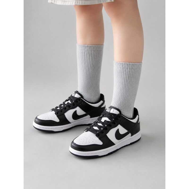 Nike Black and White Panda Kidsren's Low-Top Casual Sneakers Iu7766-100