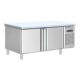 Flat freezer refrigerated workbench freezer fresh-keeping case board kitchen freezer operating table refrigerator commercial milk tea shop