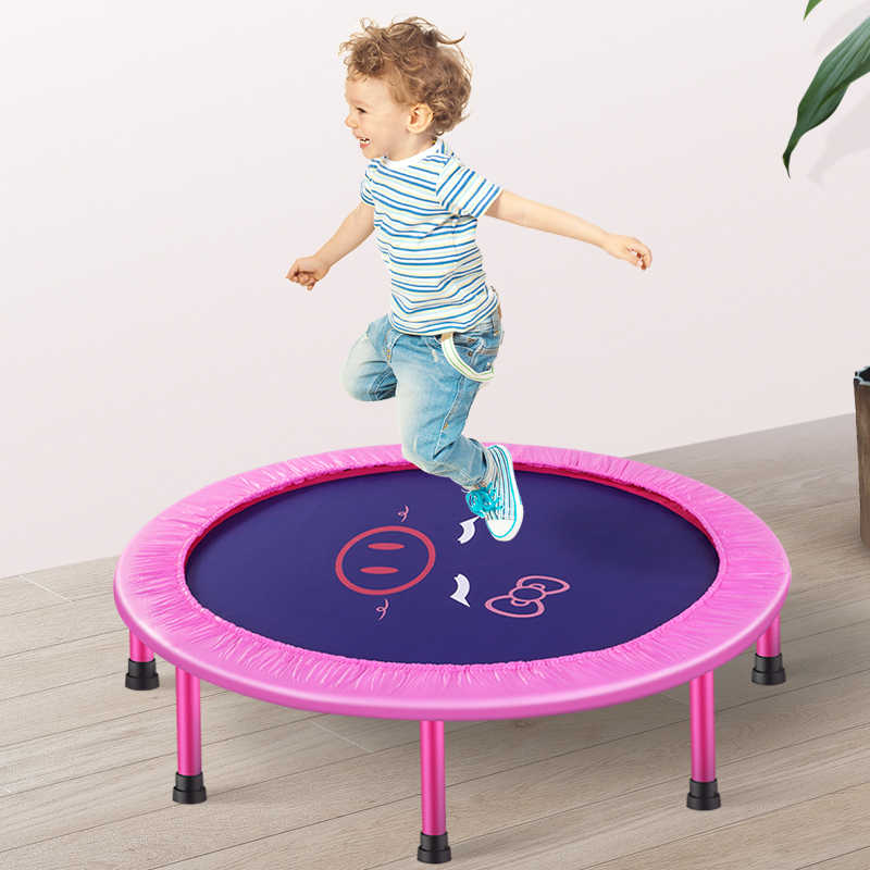 Speed strong rub bed webbing tramp bed Children jump bed Home children indoor fitness weight loss Folding sensory integration training