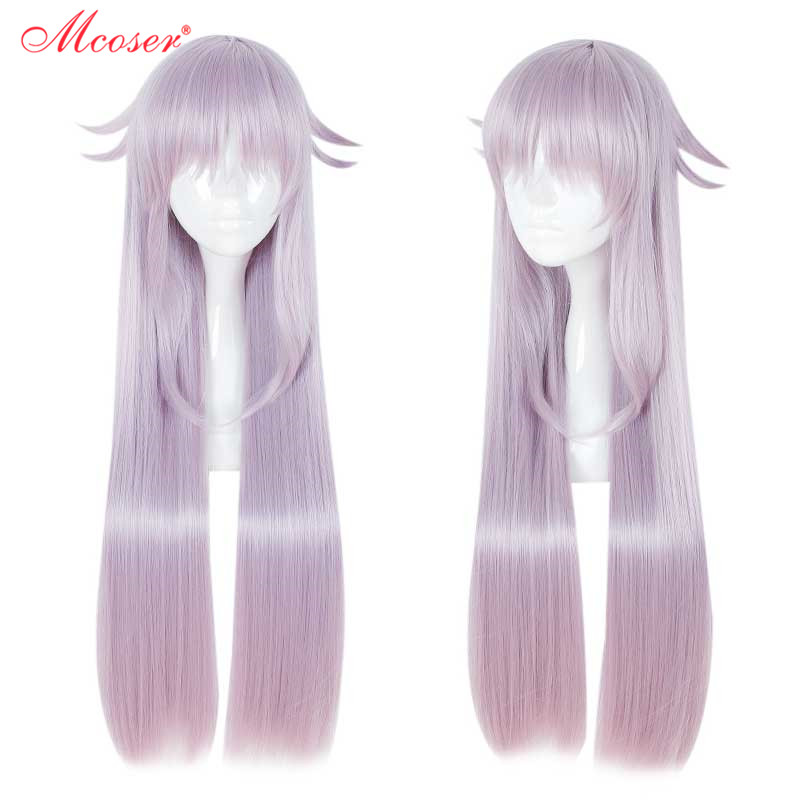 mcoser K NEKO Cat Pale Pink 100cm Anime Long Straight Hair Anti-upturned cosplay Wig