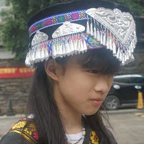 New ethnic minority Miao Yin hat Dong hat Miao headdress photography dance props wedding Yunnan expensive