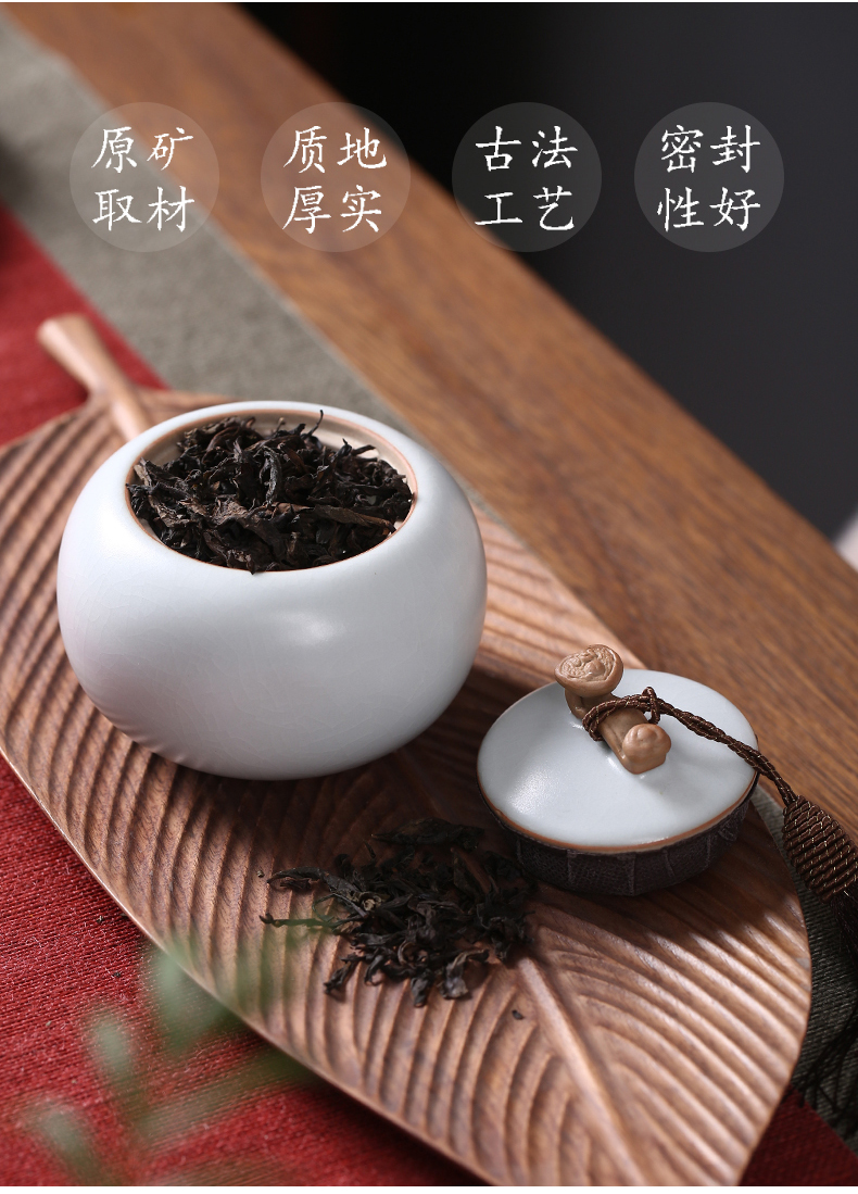 The Crown chang your up porcelain pot storage creative seal tea packaging on your porcelain to restore ancient ways small caddy fixings tea warehouse inventory