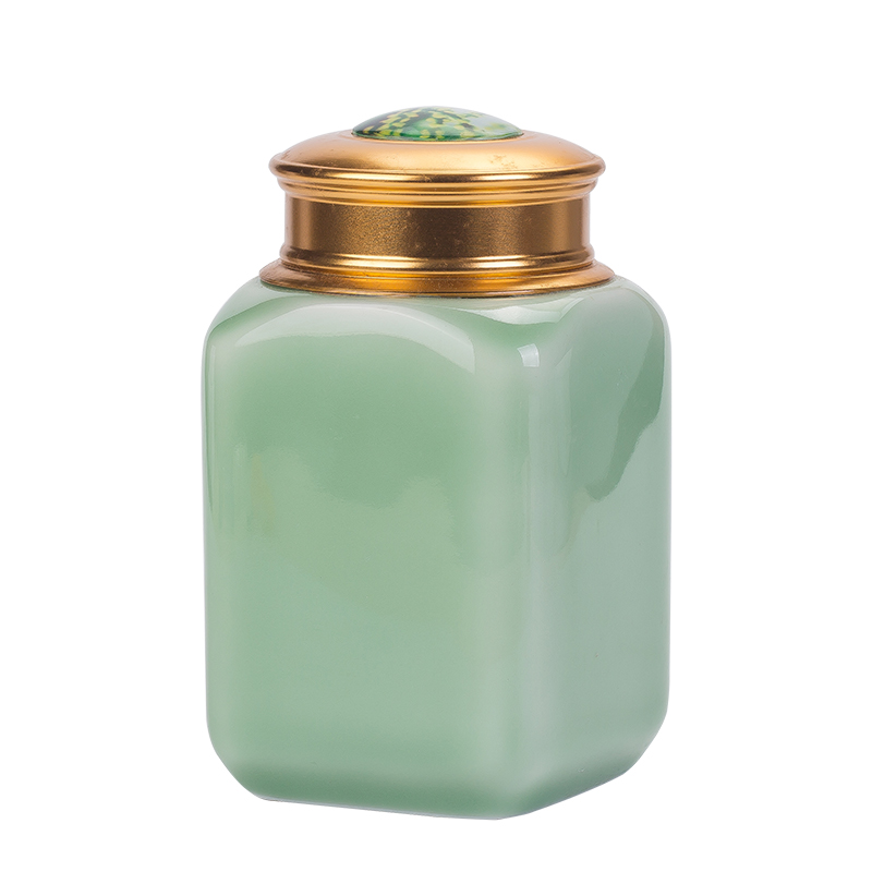 The Crown chang caddy fixings ceramic small mini was carried home travel sealed container retro originality