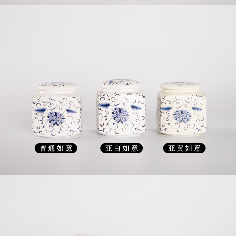 The Crown chang jingdezhen household famille rose porcelain tea pot small inferior smooth POTS sealed as cans of portable mini travel