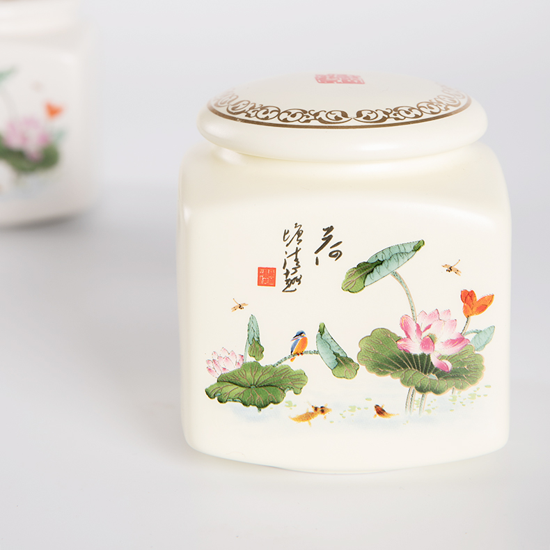 The Crown chang jingdezhen household famille rose porcelain tea pot small inferior smooth POTS sealed as cans of portable mini travel