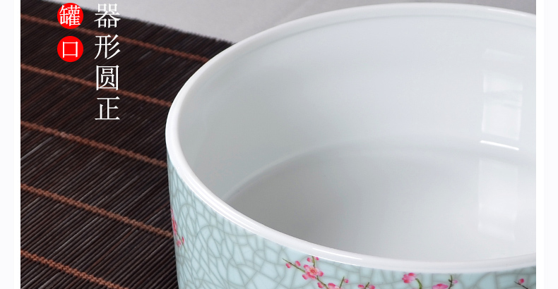 The Crown, jingdezhen ceramic tea pot puer tea cake size optional can use multilayer superposition