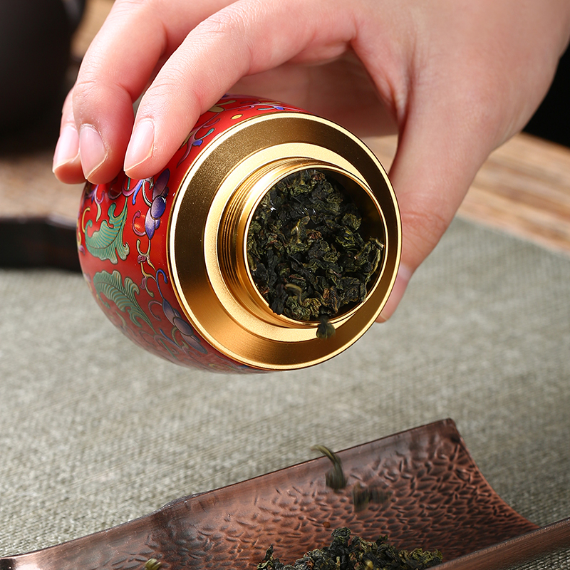 The Crown chang ceramic tea pot seal pot home moisture storage tank top grade tea POTS creative fashion a small pot