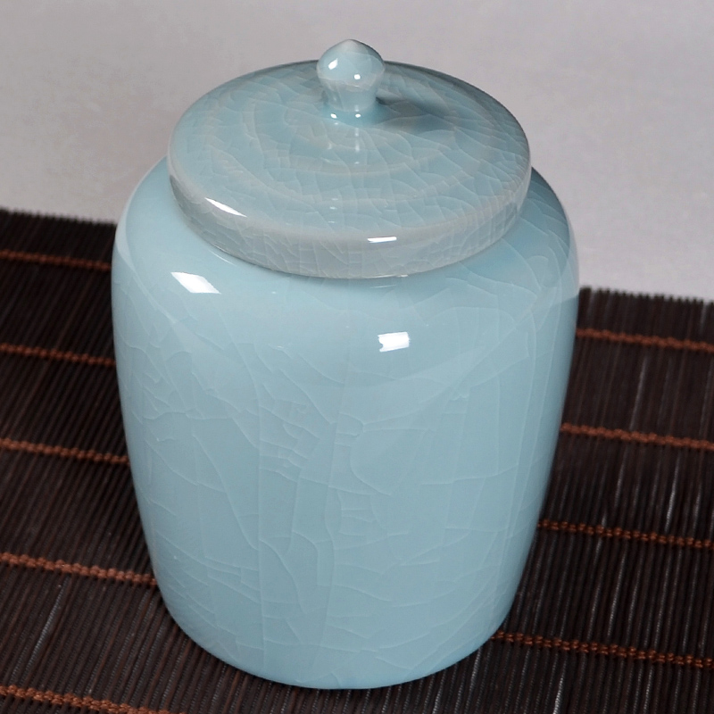 Back economic prosperous elder brother up with ceramic tea pot large open piece of general sealed jar jar of contracted and easy moisture storage jar