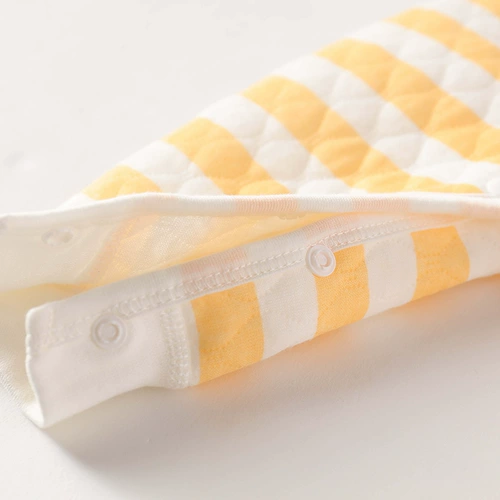 Детская удерживающая тепло демисезонная осенняя стеганая пижама для новорожденных, увеличенная толщина