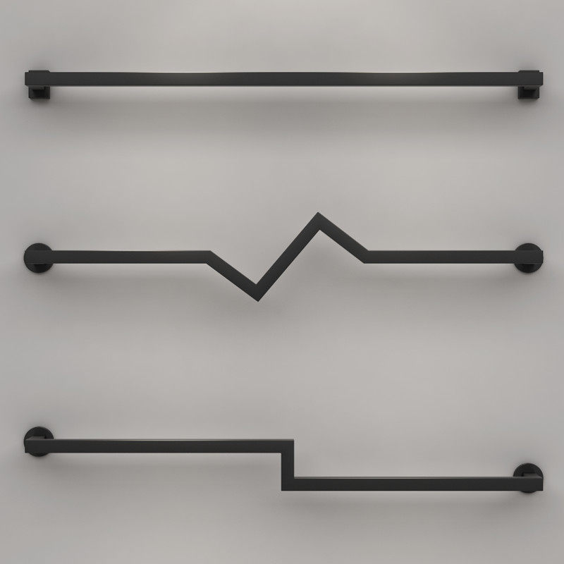 Wrought iron clothing store hanger display rack on the wall clothing rack Wall-mounted children's clothing rack Personality decoration hanging display rack