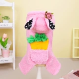 Осенняя и зимняя интернет-знаменитость Симпатичная пушистая спина медведь Зимнее хлопковое пальто Пет Пет Тедди Бишон Помей Шту четырехногие маленькие собачья и собака