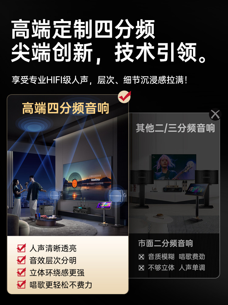 Westin Professional Home Ktv Audio Set Karaoke Machine Singing Complete Set Home Karaoke Theater Speakers