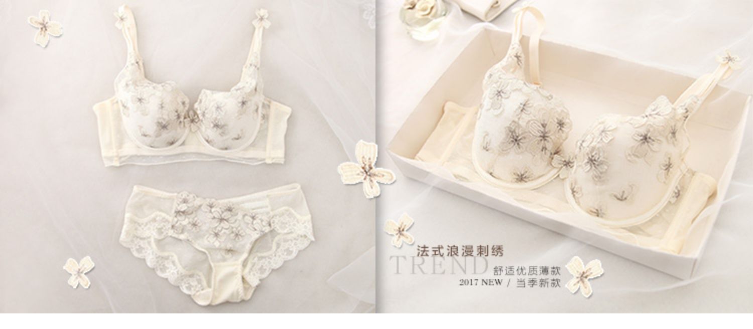 Mùa hè mỏng phần áo ngực đầy đủ bộ sưu tập của bộ sưu tập sữa điều chỉnh đồ lót mà không cần thêu xốp A Chang - Strapless Bras áo lót thời trang