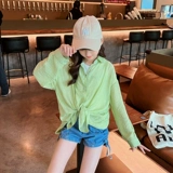 Солнцезащитный крем, легкая и тонкая дышащая одежда для защиты от солнца, летняя детская рубашка, ветровка, УФ-защита