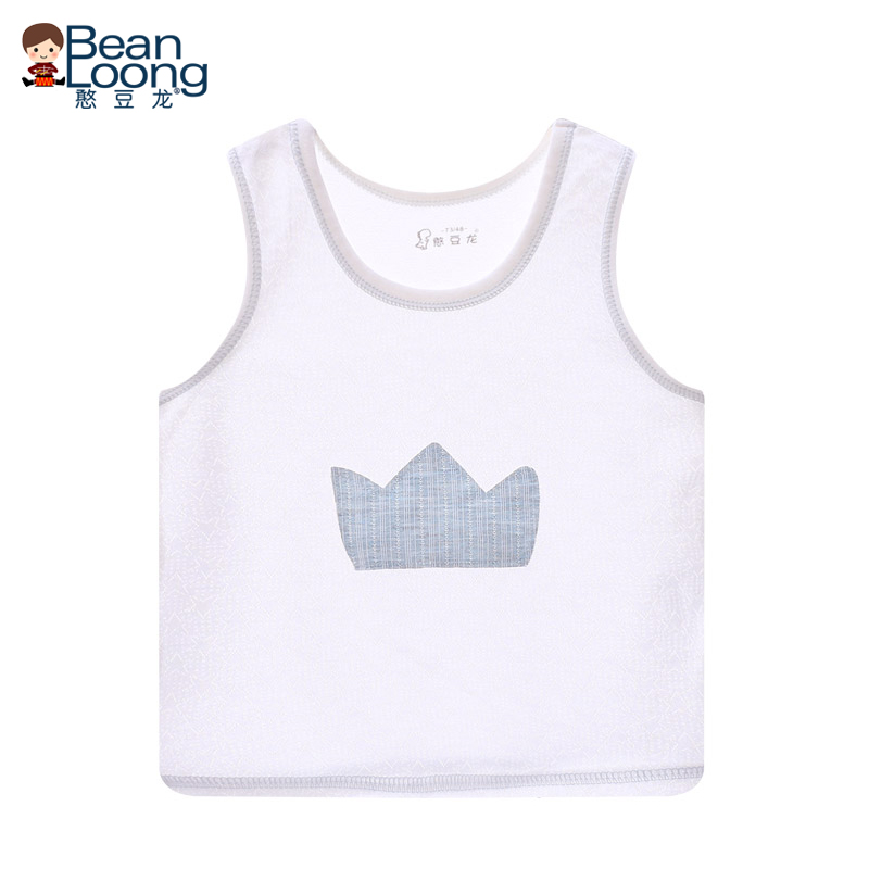 Bean Rồng bé vest mùa hè bé quần áo edglow dưới tay mỏng áo thun trẻ em mùa xuân và mùa hè áo trẻ em.