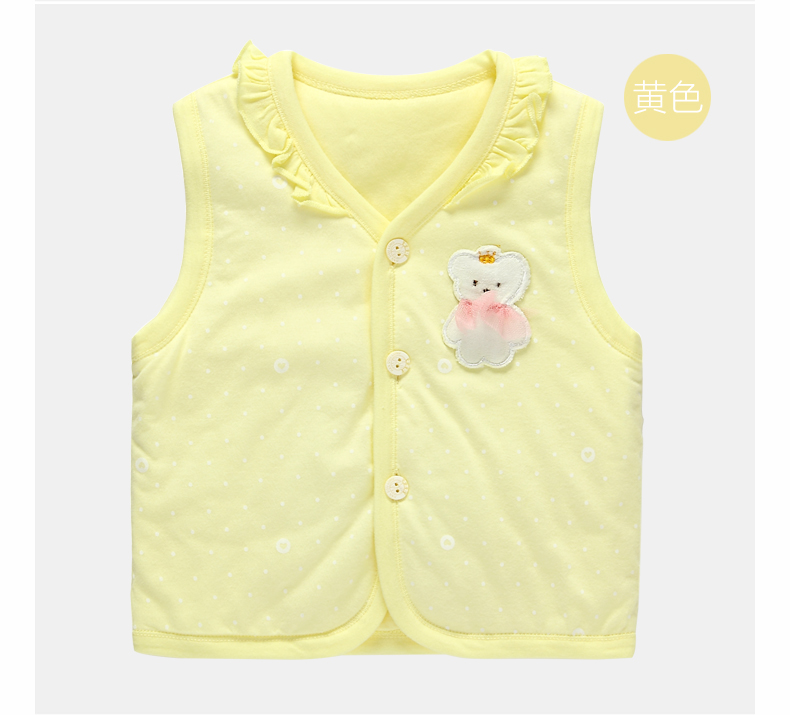 Áo khoác bé bằng hạt đậu cho bé mặc áo ấm cho bé Bộ vest bé gái bé trai áo vest dày mùa thu đông shop quần áo trẻ em đẹp