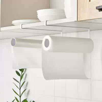 Kitchen tissue holder cling film storage paper towel rack non-perforated kitchen extraction toilet paper napkin rack kitchen roll toilet paper holder