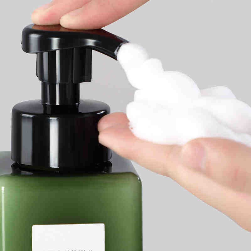 Press type bubbler facial cleanser hand sanitizer bottle frothing cup frothing face foam bottle shampoo shower gel