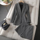 Xiaoxiangfeng suit jacket women's 2002 spring and autumn new fashion high-end sense waist slim casual ladies suit