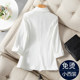 White suit jacket women's thin section 2022 summer temperament professional casual small top three-quarter sleeve small suit