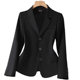 Coffee color small suit jacket female 2022 spring and autumn new fashion casual professional small short suit top