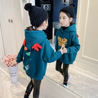 Утепленная демисезонная осенняя детская утепленная толстовка с капюшоном, в западном стиле, детская одежда