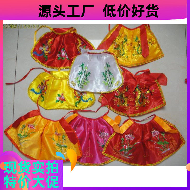 Embroidery 18 cm Double Phoenix Bamboo Leaves Dragon Cape Statue of the Buddha Statue Costume View of the Mazu Finance and Jade Emperor's Mother Clothes