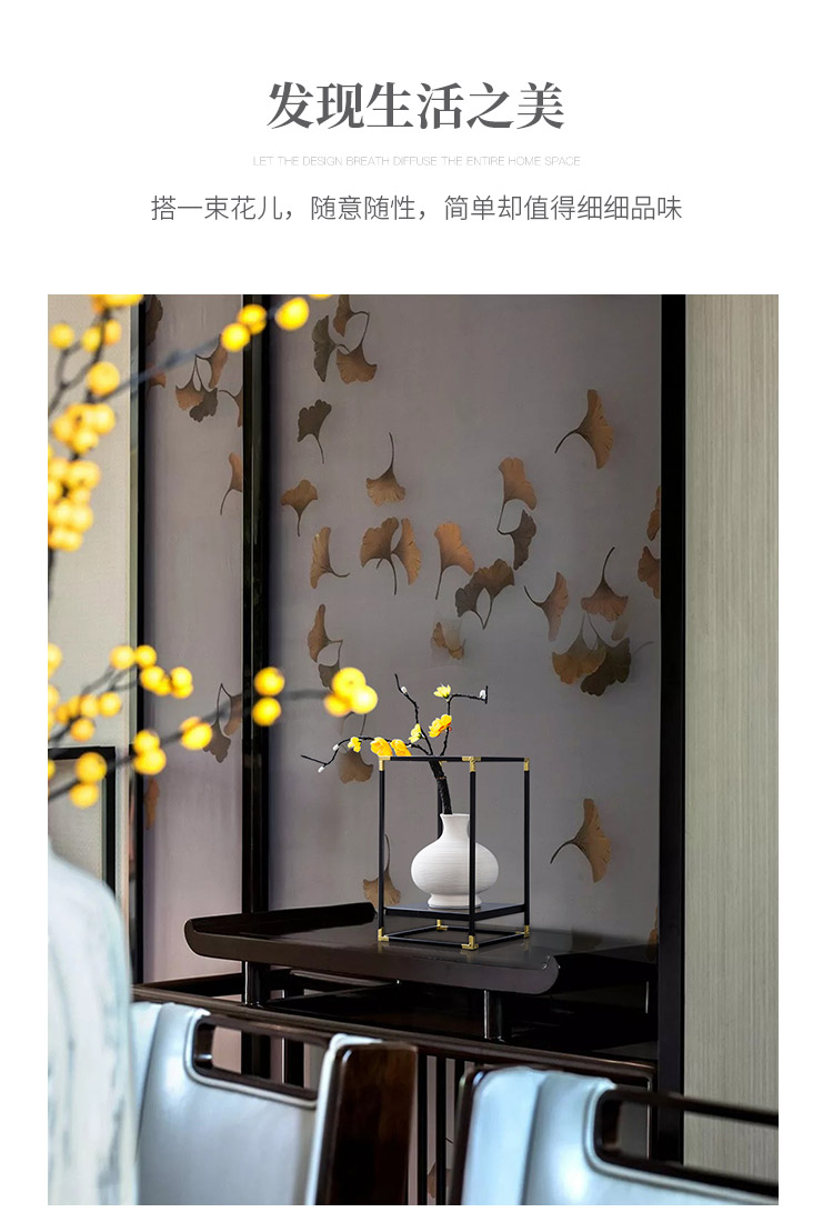 China modern new Chinese style household act the role ofing is tasted rich ancient frame sitting room office, wrought iron decoration, ceramic arts and crafts