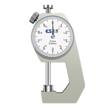 German Suzhou thickness gauge measuring pearl point caliper thickness measuring instrument thickness card meter pointer type thickness measuring card gauge