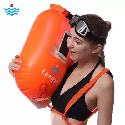 Waves L-902 double airbag Follower can put mobile phone water call swimming drifting bag rescue float