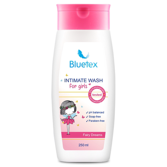 German Bluetex imports children's private parts care liquid to wash buttocks, female baby and girls' private cleaning liquid