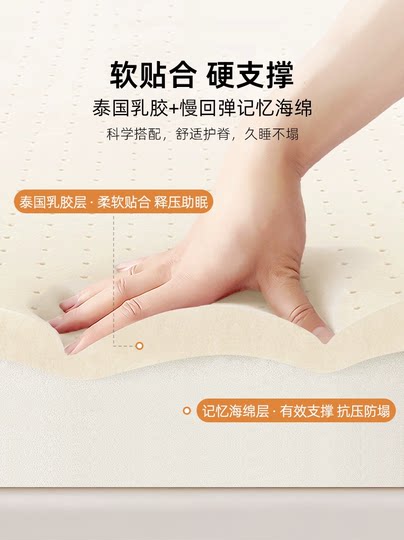 Latex Mattress Soft Pad for Home Bedroom Memory Foam Sponge Mat Tatami Special Soft Mattress for Rental Housing 10cm Thick