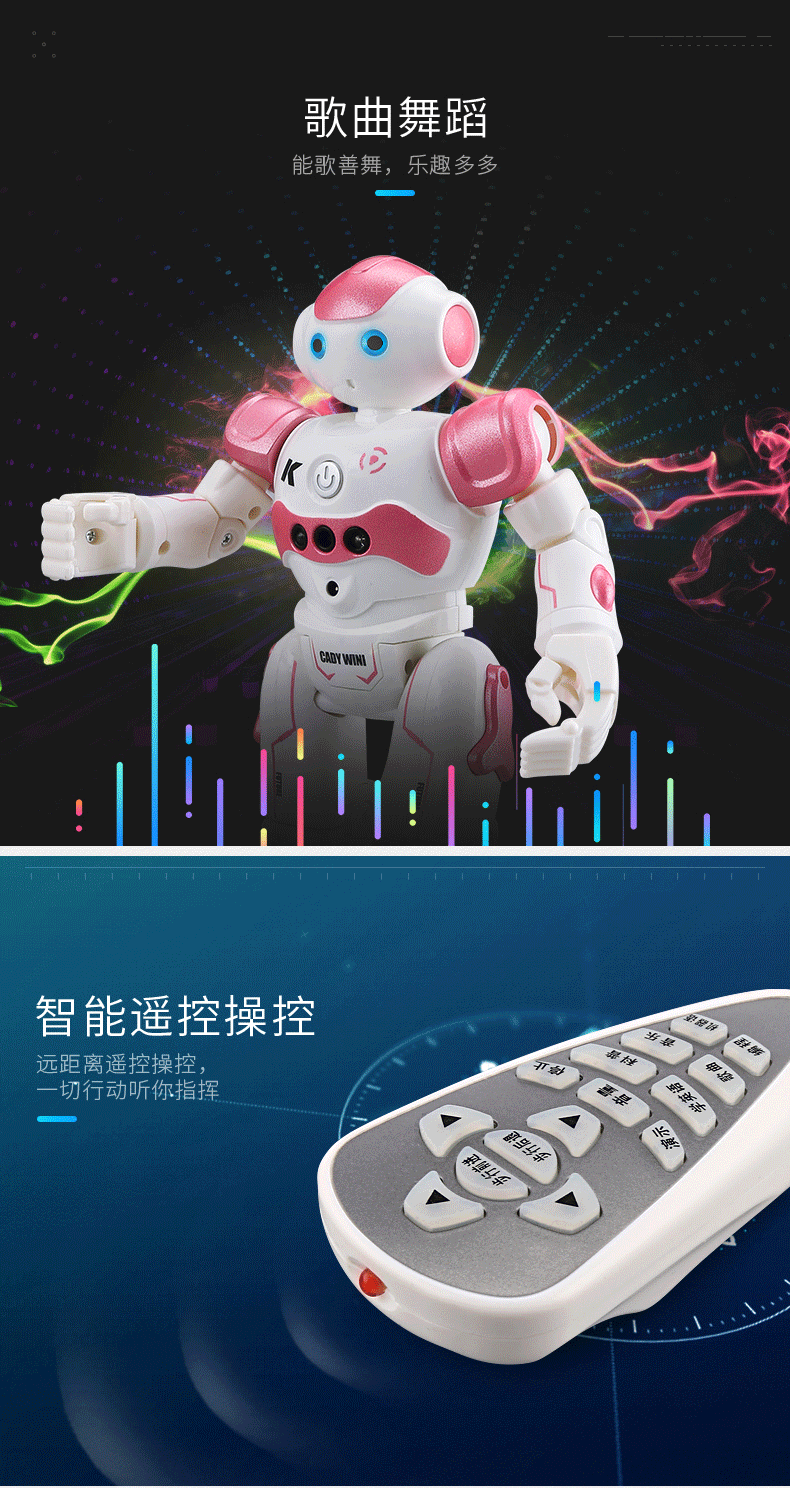 Điều khiển từ xa lập trình thông minh robot áo giáp thép nắm tay kể chuyện trai gái giáo dục sớm sạc quà tặng đồ chơi trẻ em đồ chơi gỗ