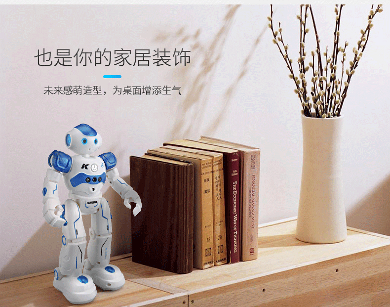 Điều khiển từ xa lập trình thông minh robot áo giáp thép nắm tay kể chuyện trai gái giáo dục sớm sạc quà tặng đồ chơi trẻ em đồ chơi gỗ