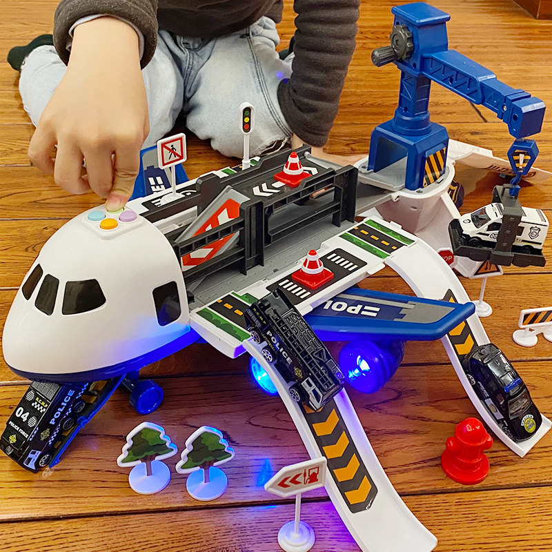 Kids Toys Airplane Boys Car Boys 3 Years 2 Baby Large Drop Benefit Smart Multipurpose Transformation