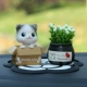 Trang trí ô tô Mô phỏng Lắc đầu Meow Xiaole Doll Sáng tạo Đàn ông và Phụ nữ Xe hơi dễ thương Búp bê hoạt hình Sản phẩm trang trí nội thất - Ô tô nội thất Accesseries