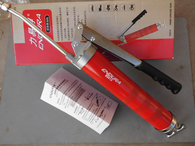 Inventory ENDURA easy to get German grease gun professional grade manual butter gun 400CC E9512