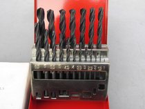 Stock Old set twist drill 1 ~ 10mm set of high-speed steel drill bit 19pc metal hole drill bit